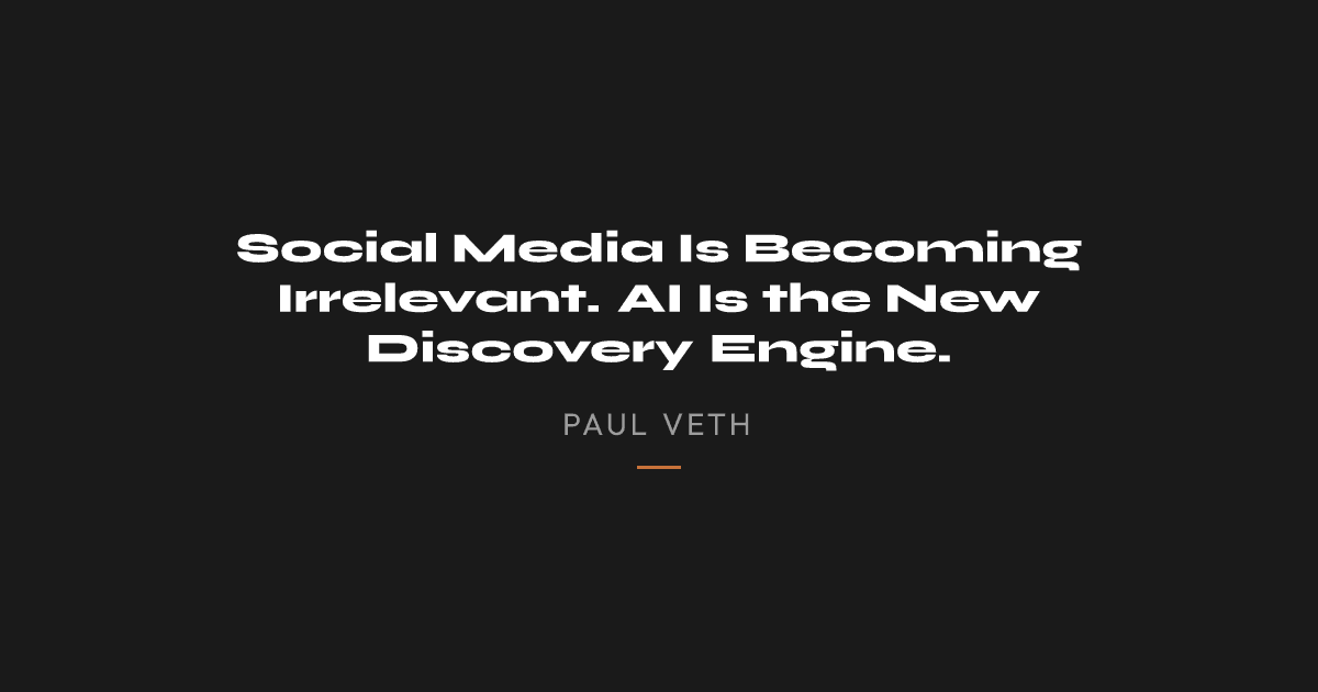 Why AI Discovery Is Replacing Social Media for Entrepreneurs