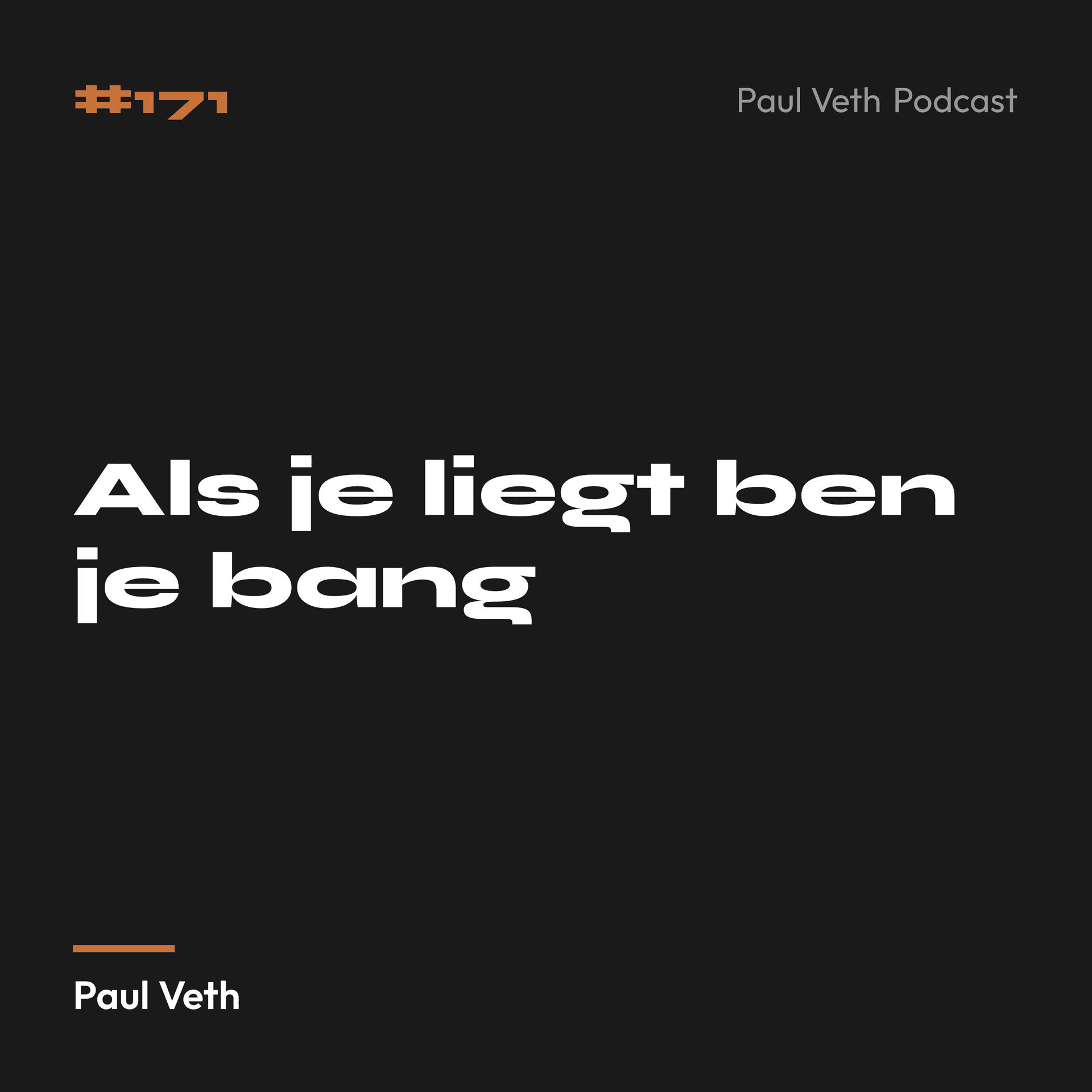 Als je liegt ben je bang