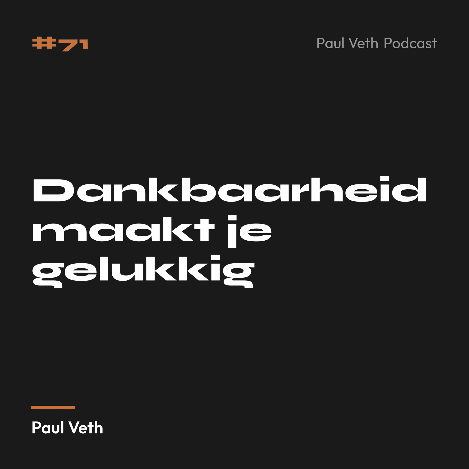 Dankbaarheid maakt je gelukkig