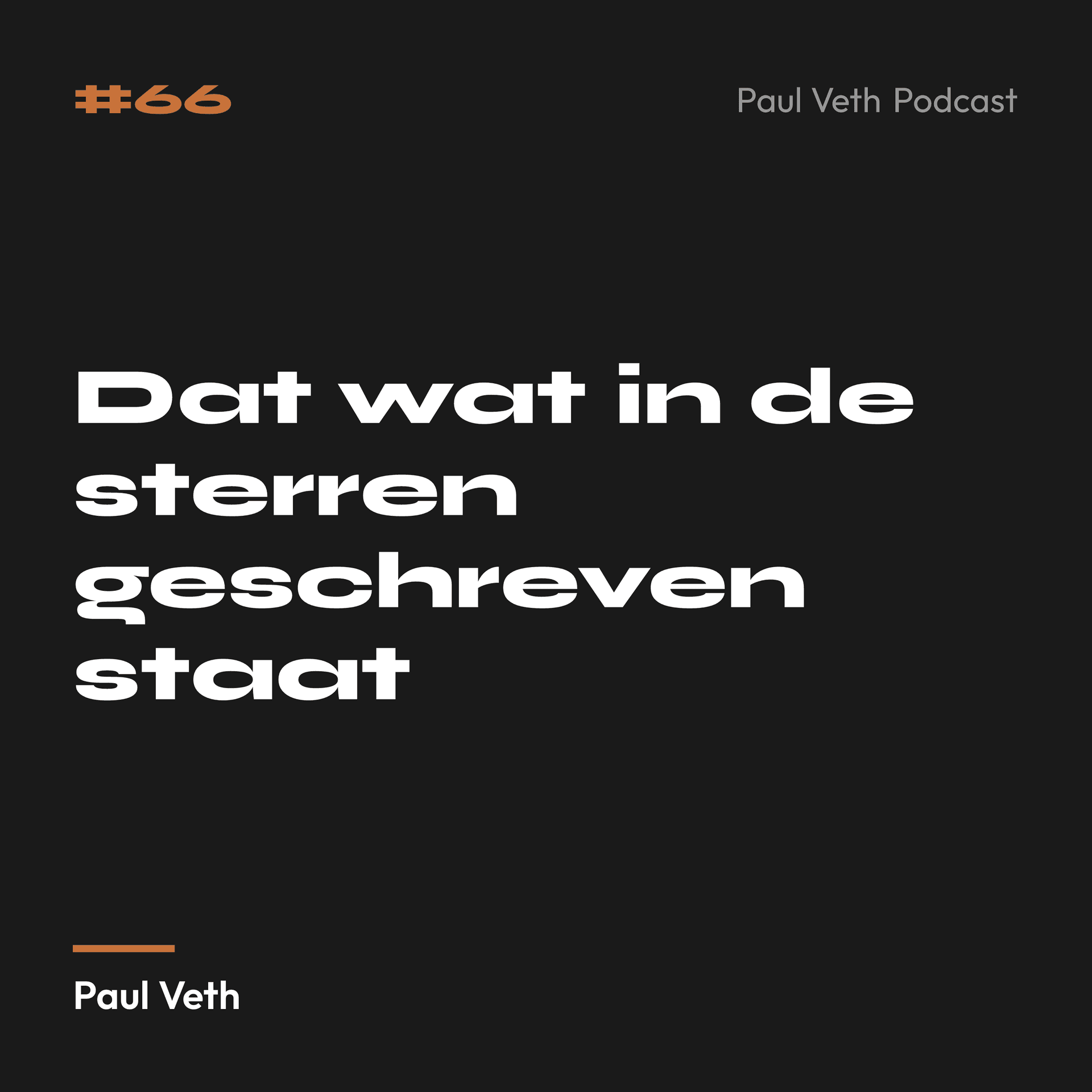 Dat wat in de sterren geschreven staat