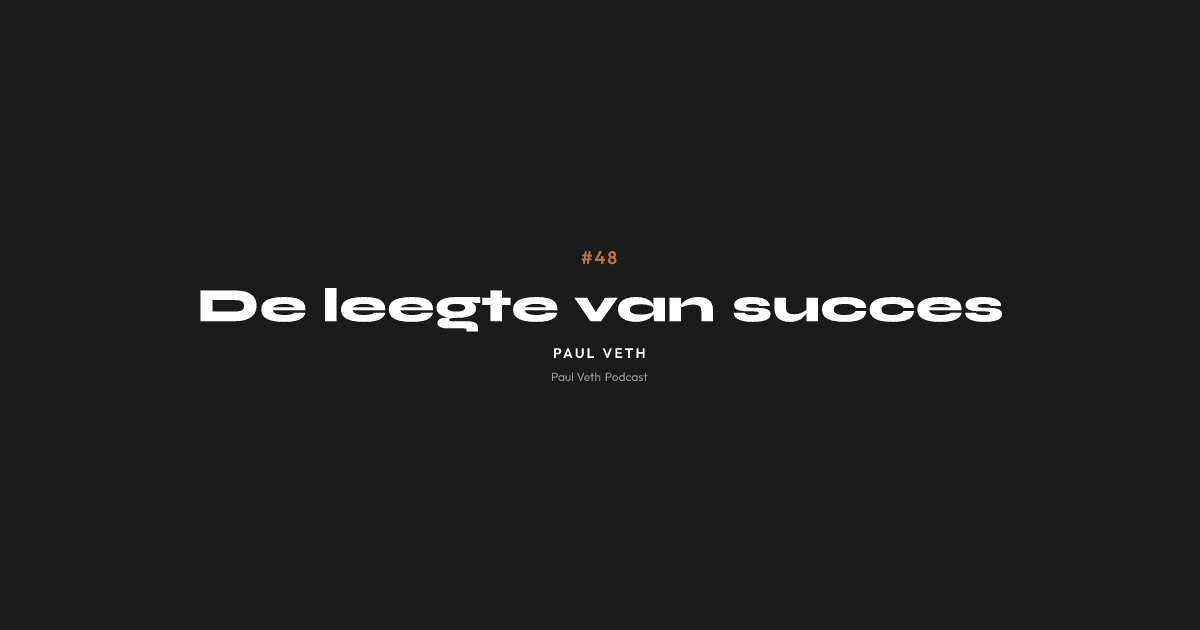 De leegte van succes