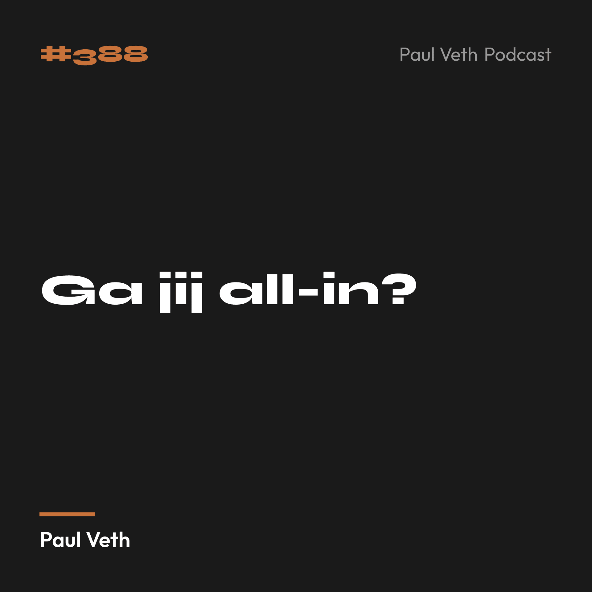 Ga jij all-in?