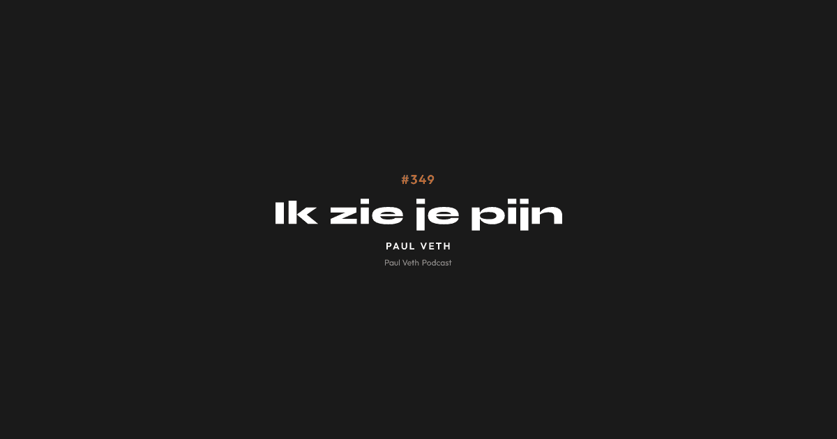 Ik zie je pijn
