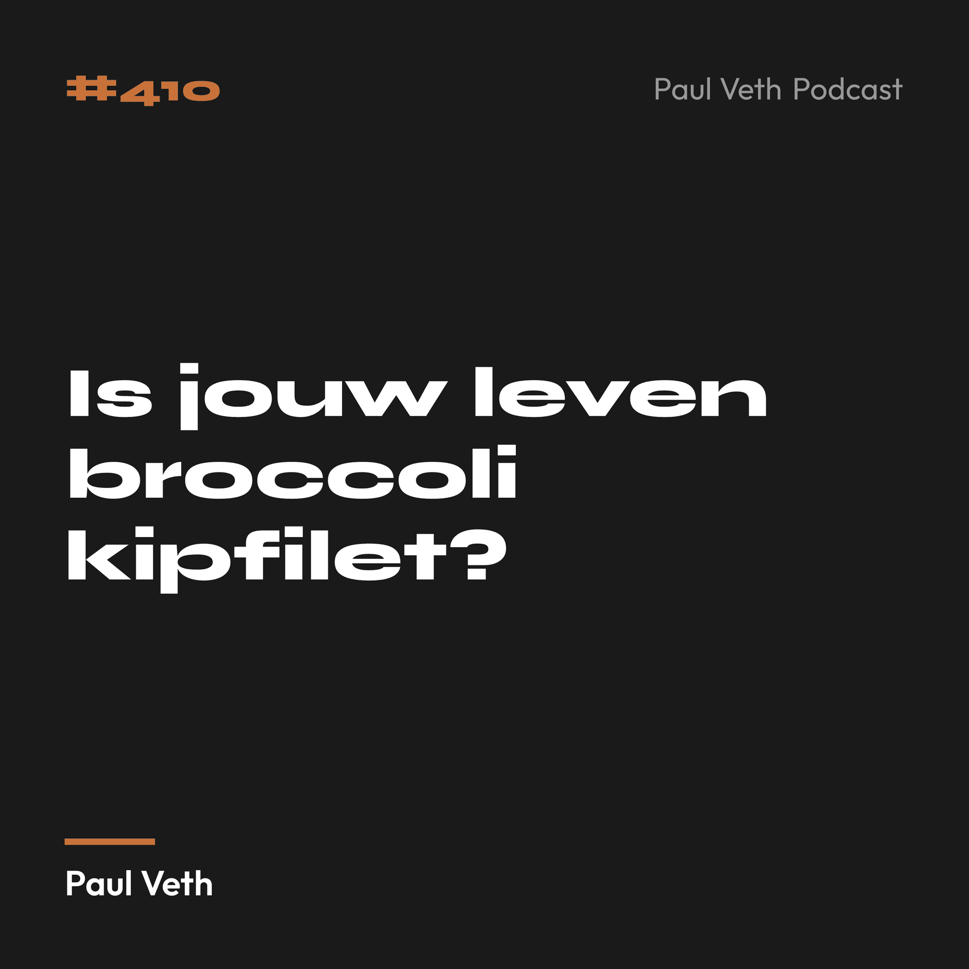 Is jouw leven broccoli kipfilet?