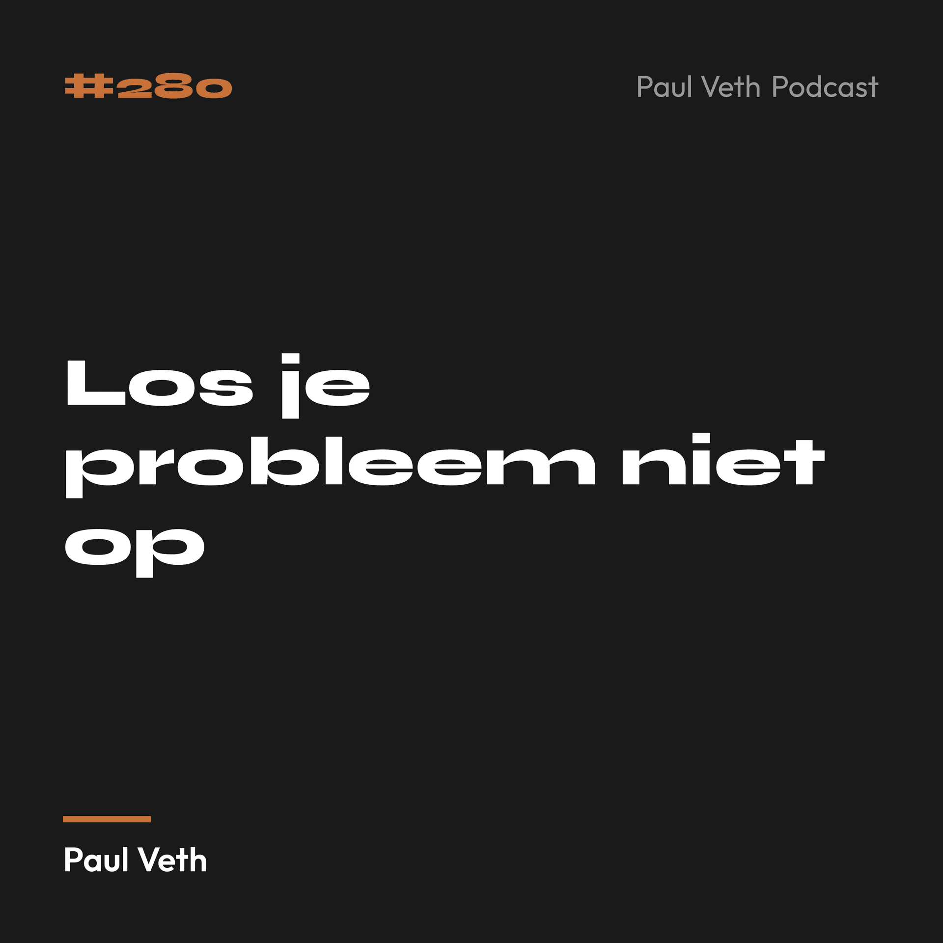 Los je probleem niet op