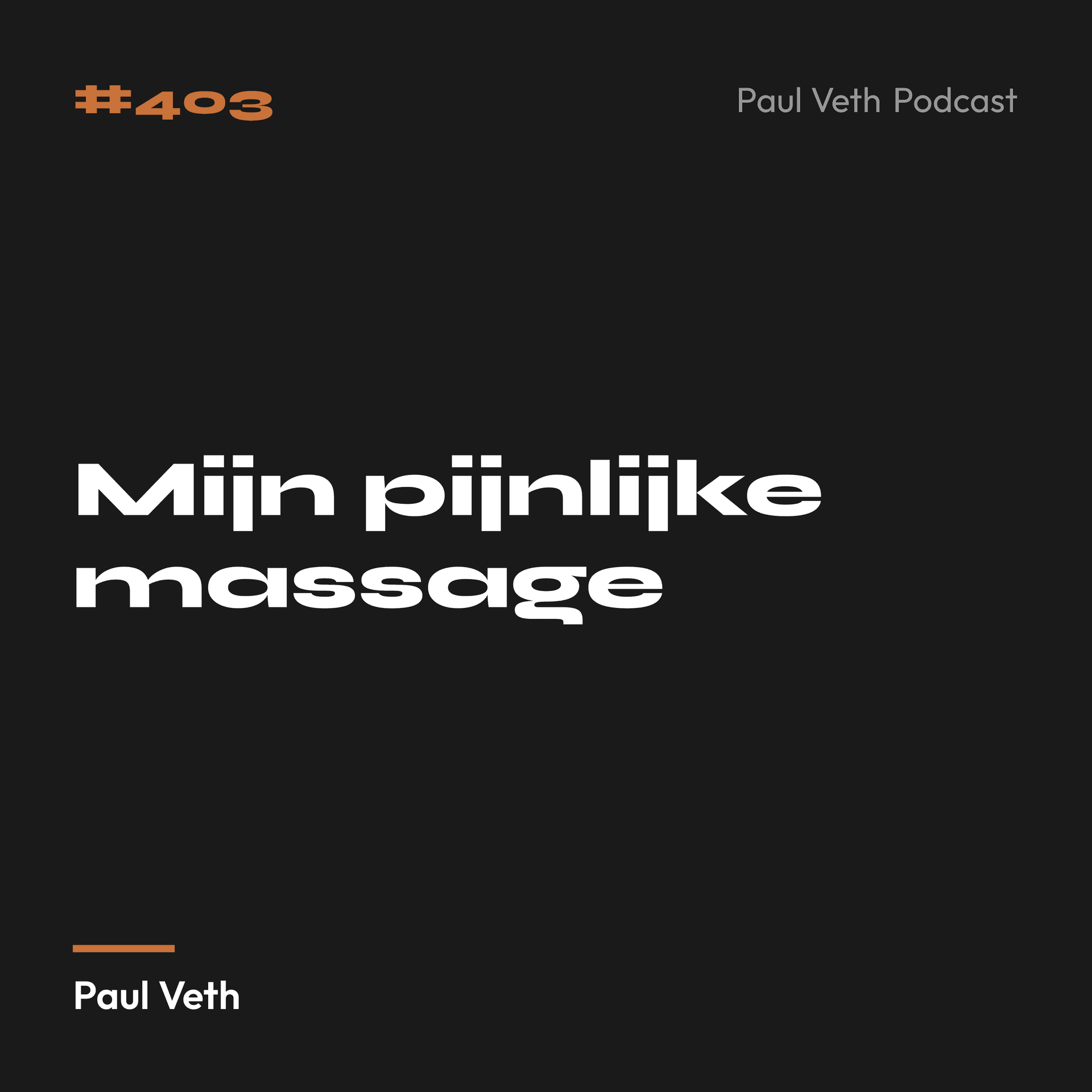Mijn pijnlijke massage