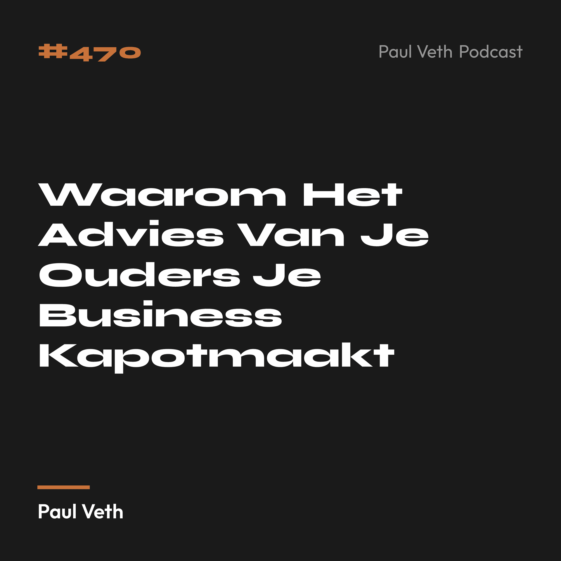 Waarom Het Advies Van Je Ouders Je Business Kapotmaakt